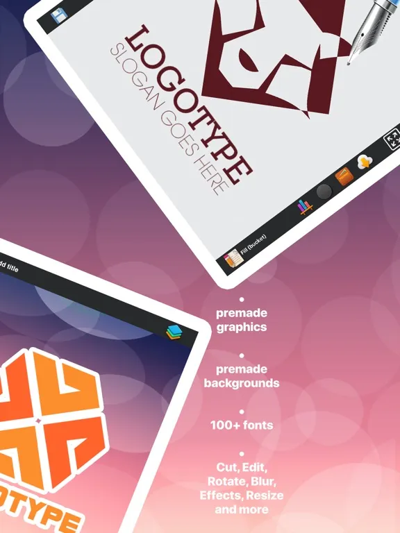 تصاویر Logo, Card & Design Creator iPad 