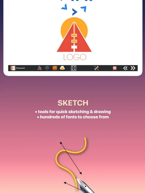 تصاویر Logo, Card & Design Creator iPad 