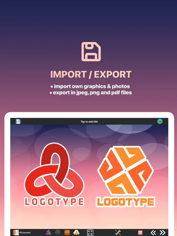 تصاویر Logo, Card & Design Creator iPad 