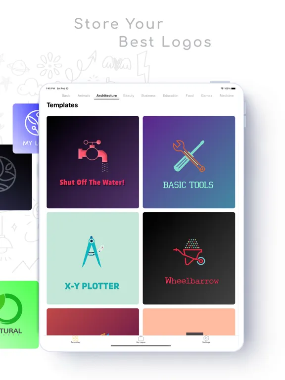 Logo Maker App iPad  স্ক্রিনশট