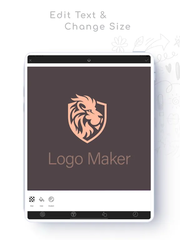 Logo Maker App iPad  স্ক্রিনশট