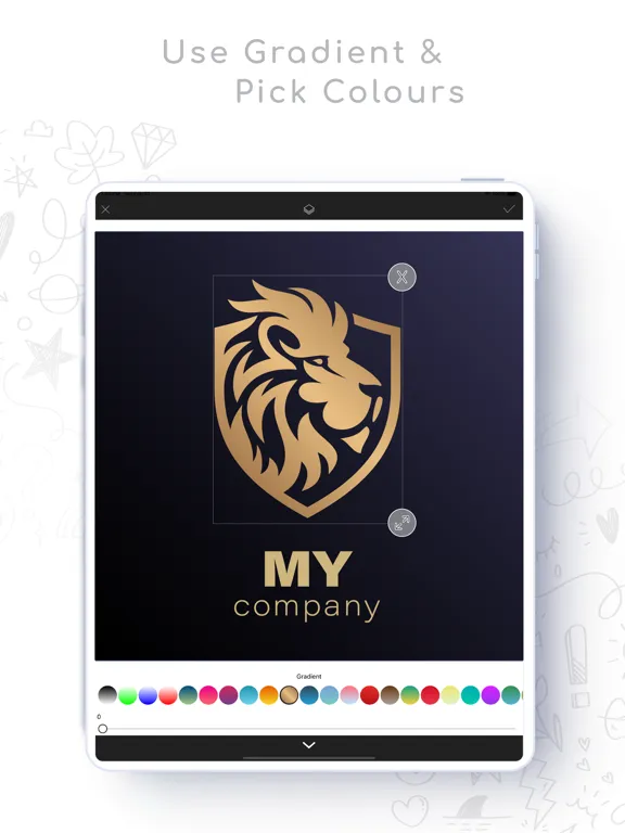 Logo Maker App iPad  স্ক্রিনশট