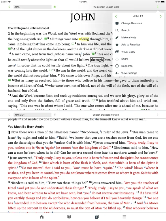 Faithlife Ebooks iPad  سکرین شاٹس
