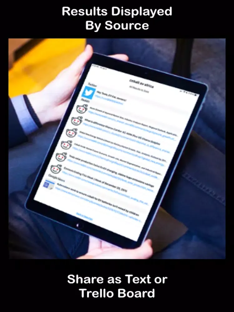 LOGr Research App iPad  Screenshots