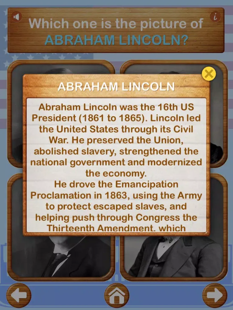 ภาพหน้าจอของ Guess Who's Who : First Step App to identify, learn, research homework projects on famous people that shaped the world. Scientists, Nobel Prize Winners, US Presidents, and Global Leaders iPad 