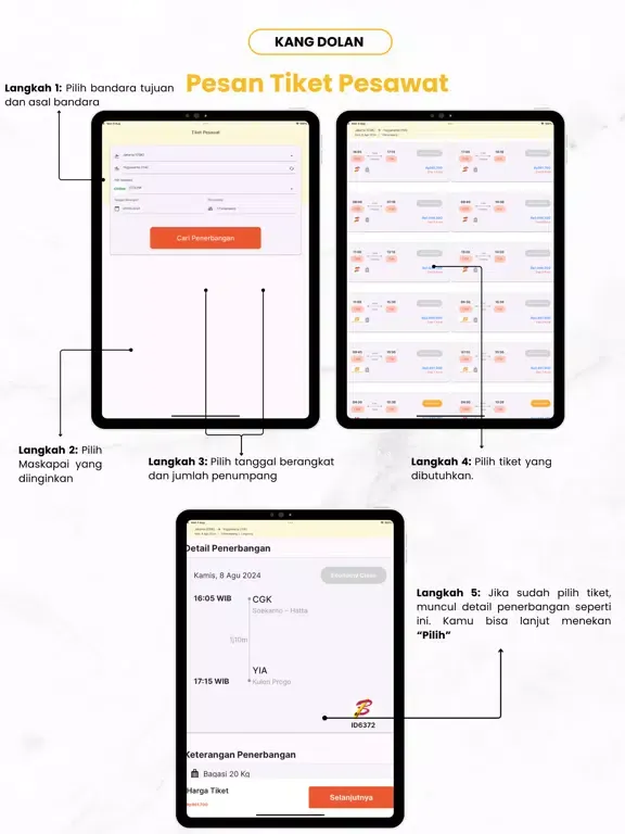 Tangkapan skrin Kang Dolan iPad 