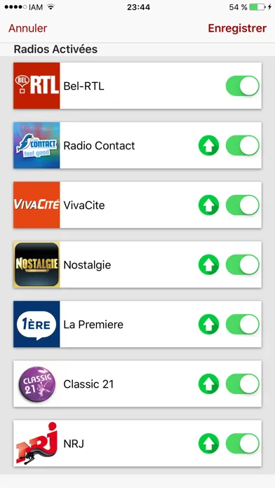 Capturas de pantalla de Radio Belgique: Top Radios