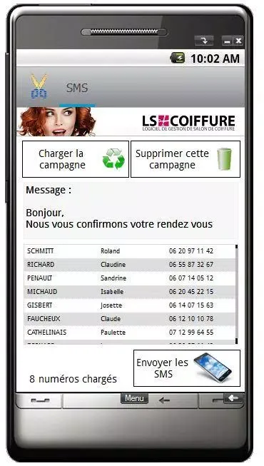 LSCoiffure Mobile应用截图