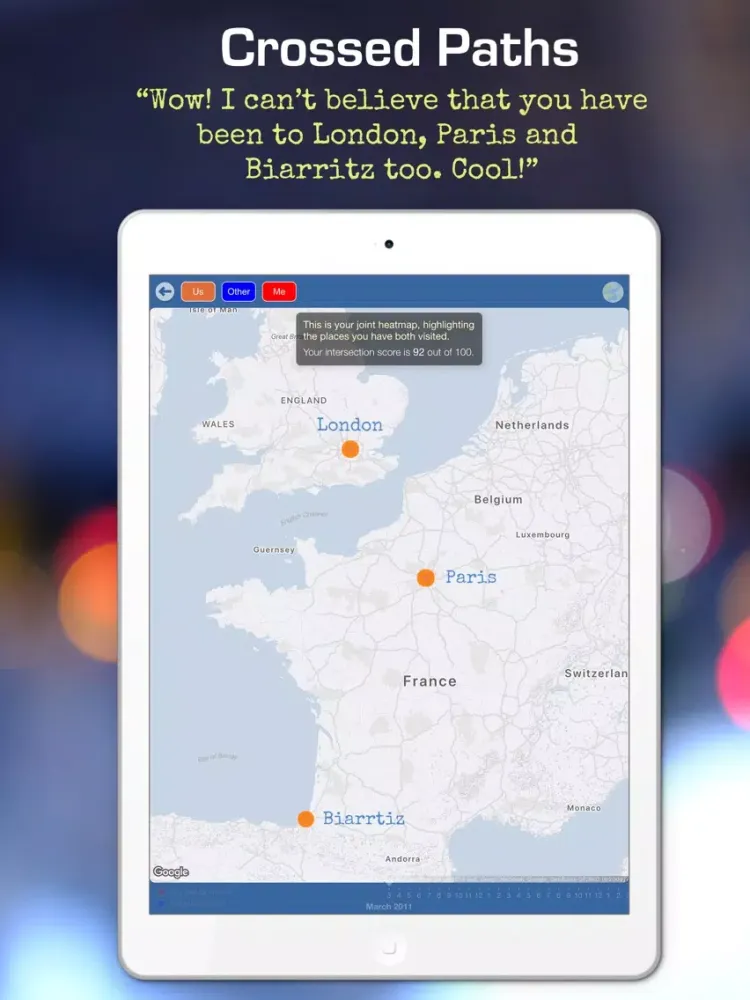 ภาพหน้าจอของ CrossedPaths: find new friends iPad 