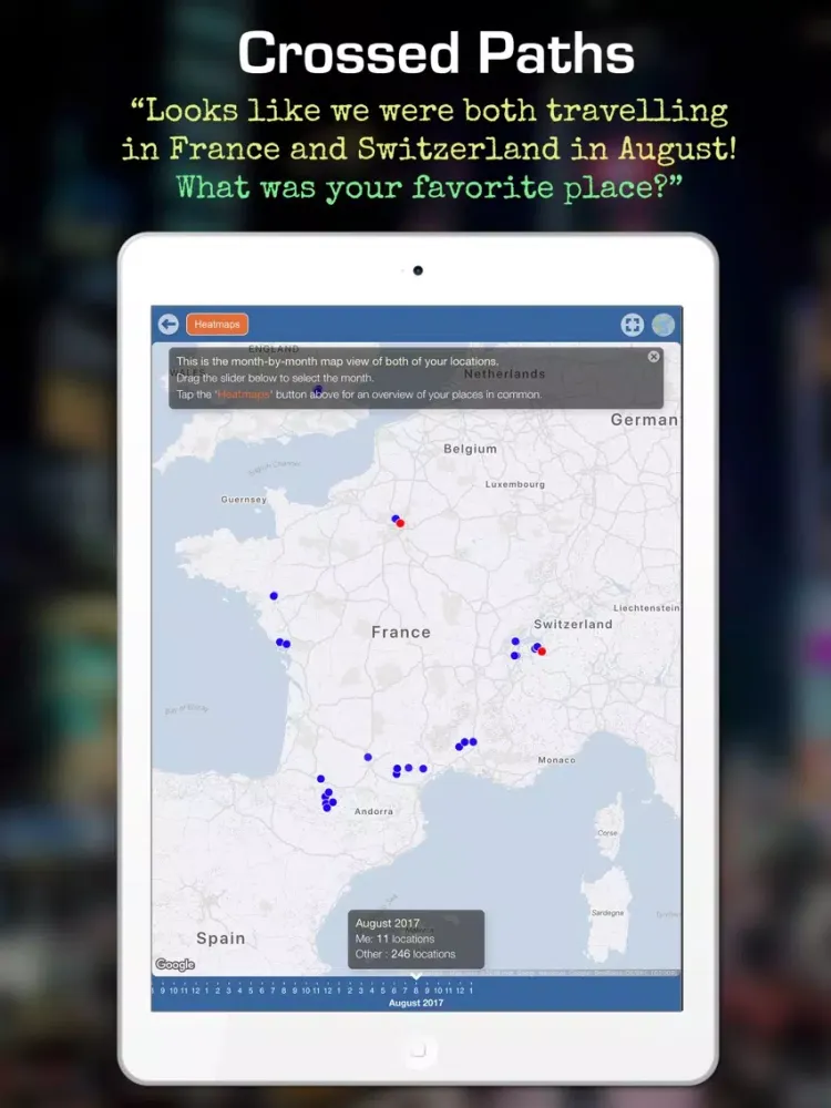 ภาพหน้าจอของ CrossedPaths: find new friends iPad 