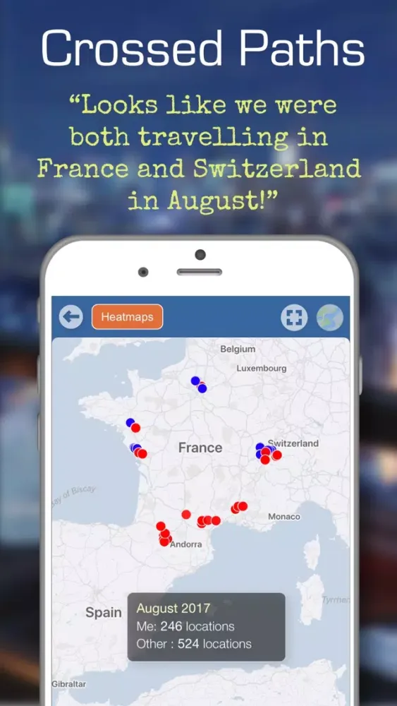 ภาพหน้าจอของ CrossedPaths: find new friends