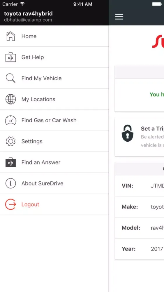 LoJack SureDrive स्क्रीनशॉट