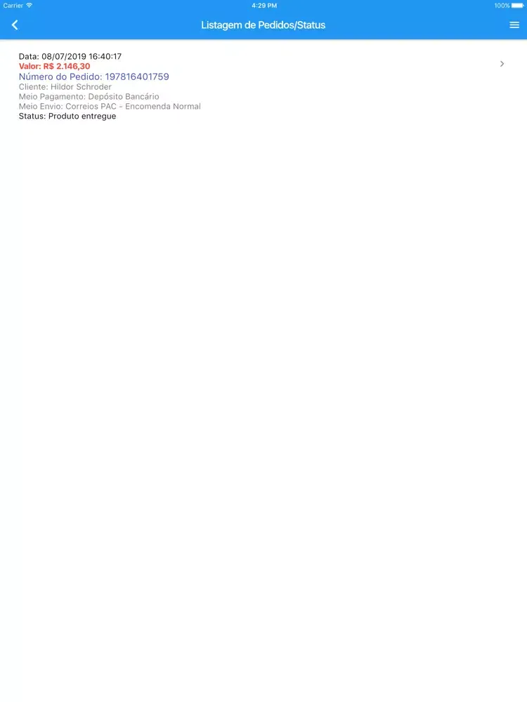 Capturas de pantalla de Loja Mestre Admin APP iPad 
