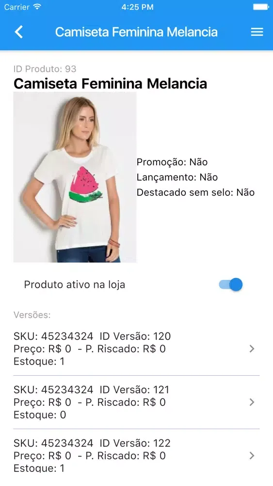 Capturas de pantalla de Loja Mestre Admin APP