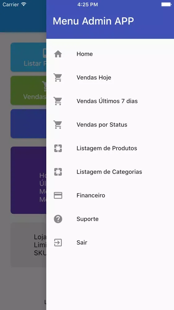 Capturas de pantalla de Loja Mestre Admin APP