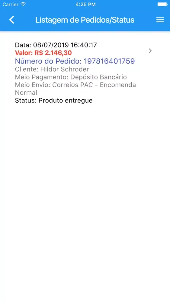 Capturas de pantalla de Loja Mestre Admin APP