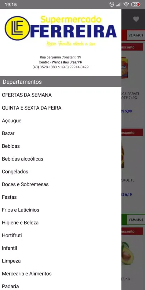 Supermercado Ferreira Screenshots