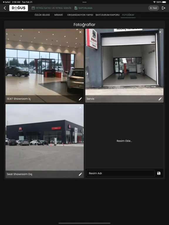Doğuş Otomotiv Lokasyon Analiz iPad  Screenshots