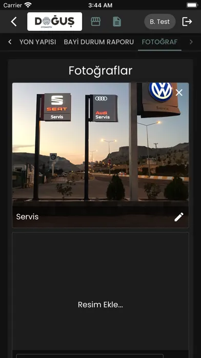 Doğuş Otomotiv Lokasyon Analiz Screenshots