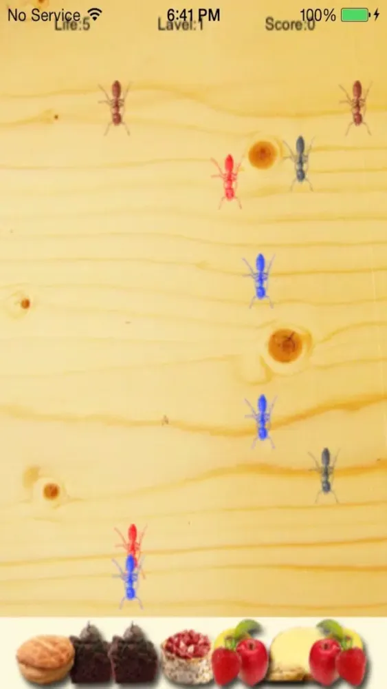 Ảnh chụp màn hình của Ants Smashing Game