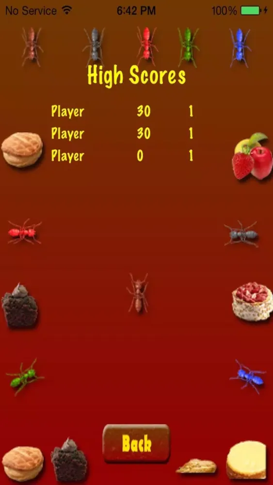 Ảnh chụp màn hình của Ants Smashing Game