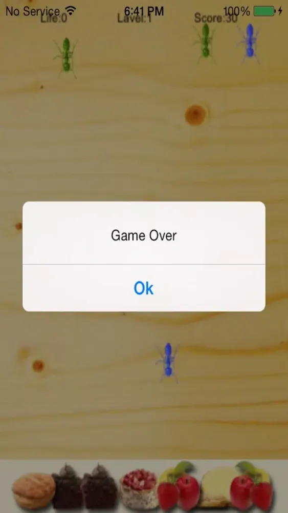 Ảnh chụp màn hình của Ants Smashing Game