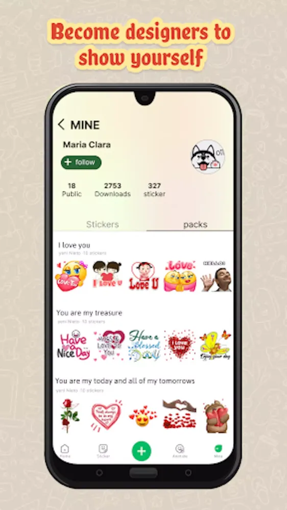 2025 HD sticker WAStickerApps应用截图