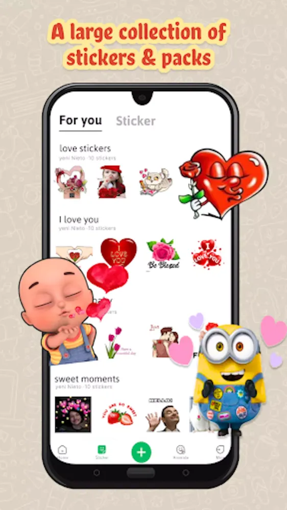 2025 HD sticker WAStickerApps应用截图
