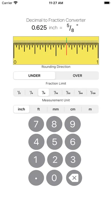 Tangkapan layar Inch Converter