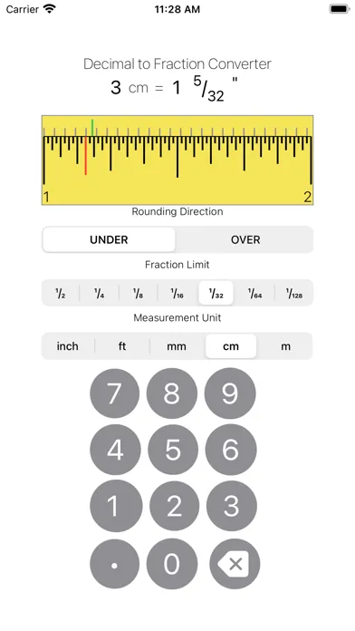 Tangkapan layar Inch Converter