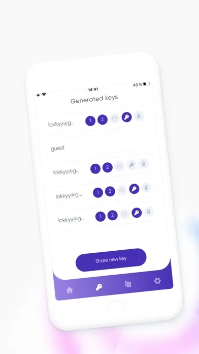 Capturas de tela do LOKKYY - Garage&Access Control