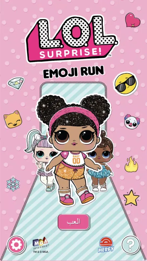 Zrzuty ekranu L.O.L. Surprise Emoji Run