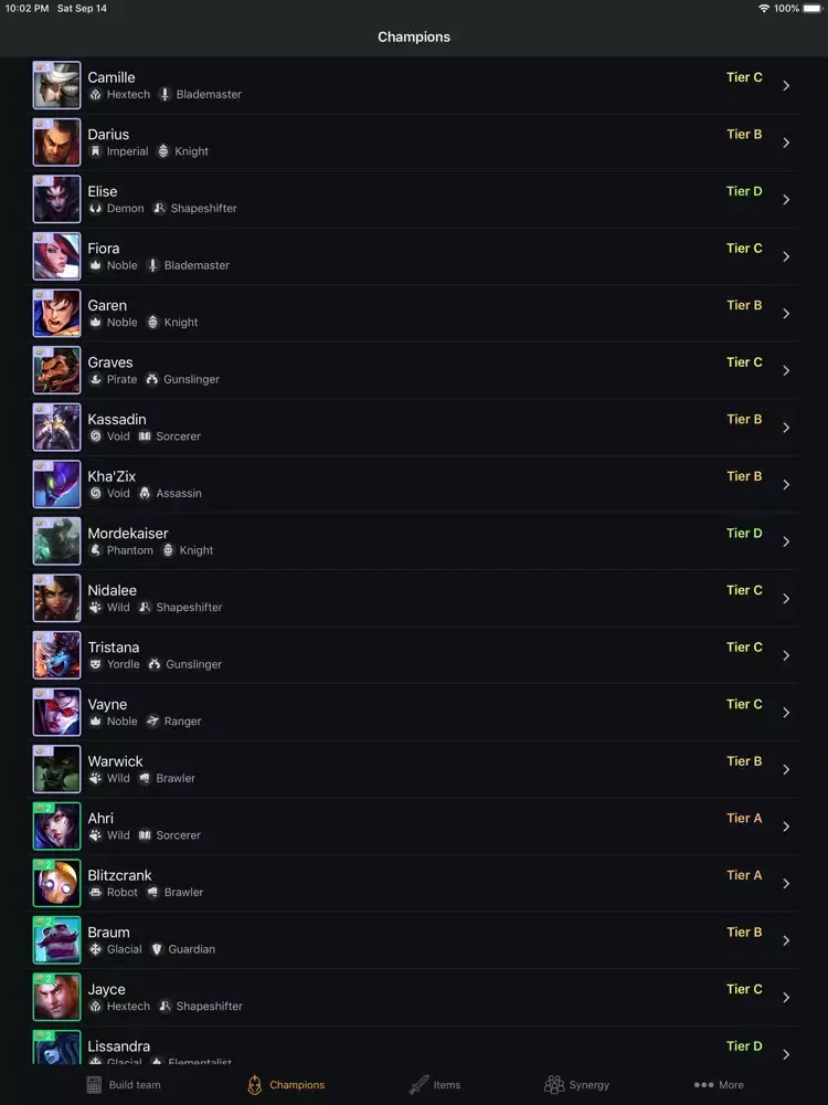 تصاویر TFT Helper - GUIDE to Top 1 iPad 