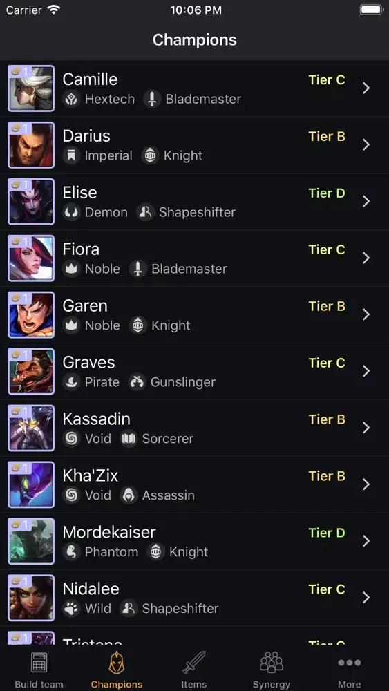 تصاویر TFT Helper - GUIDE to Top 1