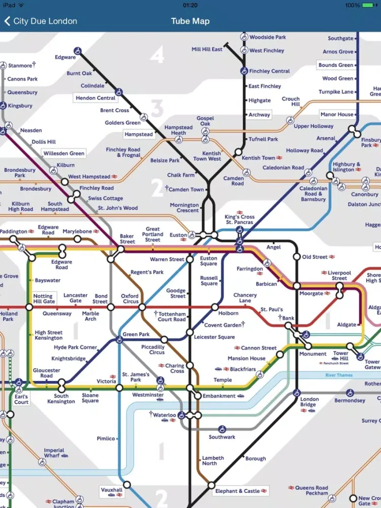 Ảnh chụp màn hình của London City Due - Maps, Bus, Stops, Status, Tube, locations and mapper iPad 