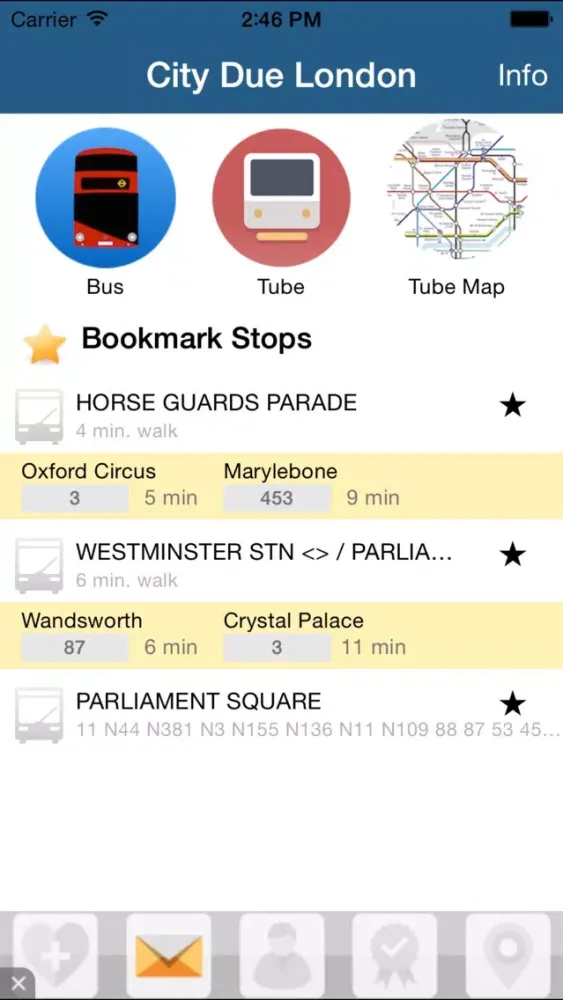 Ảnh chụp màn hình của London City Due - Maps, Bus, Stops, Status, Tube, locations and mapper