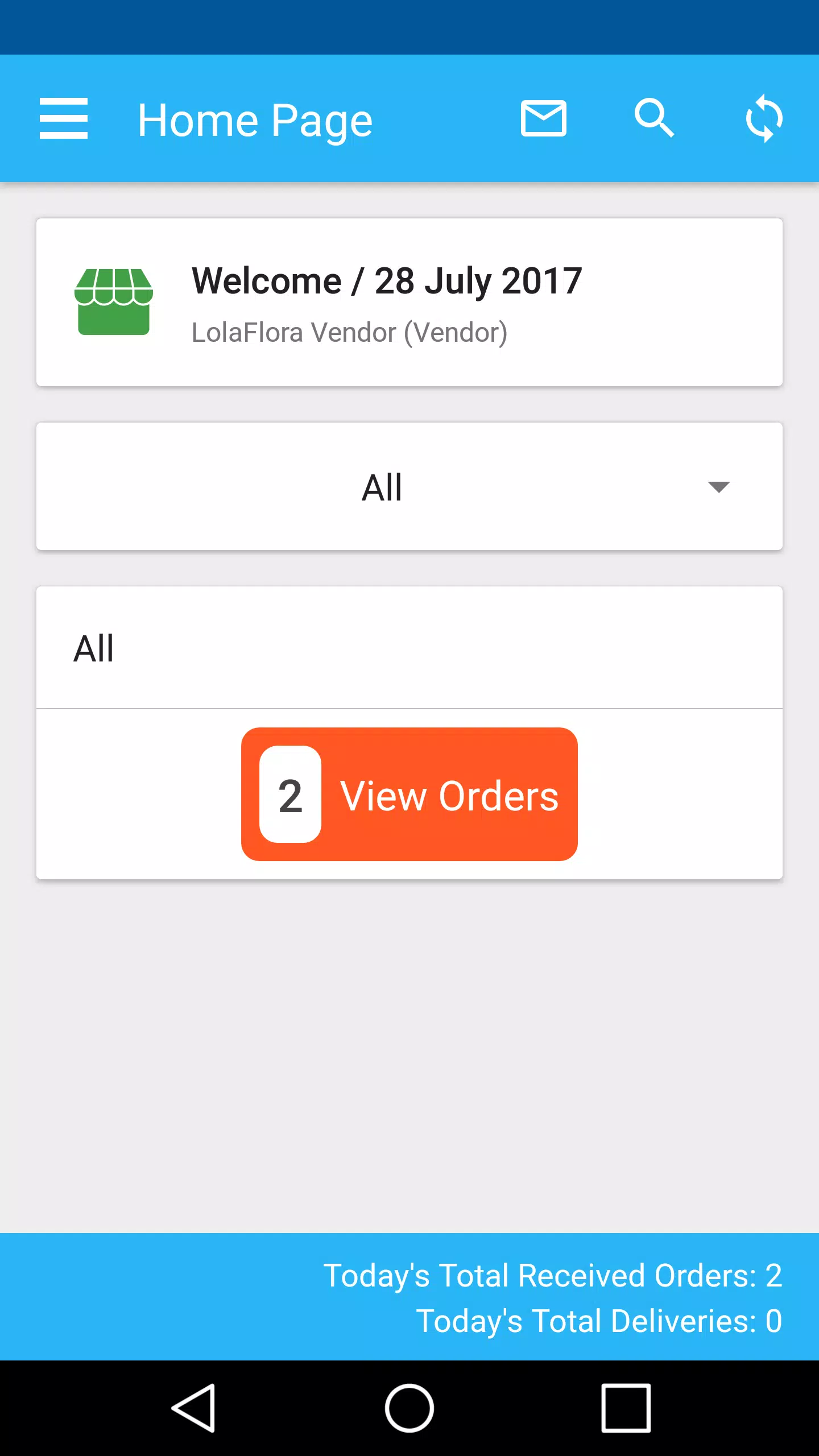 LolaFlora Vendor Screenshots