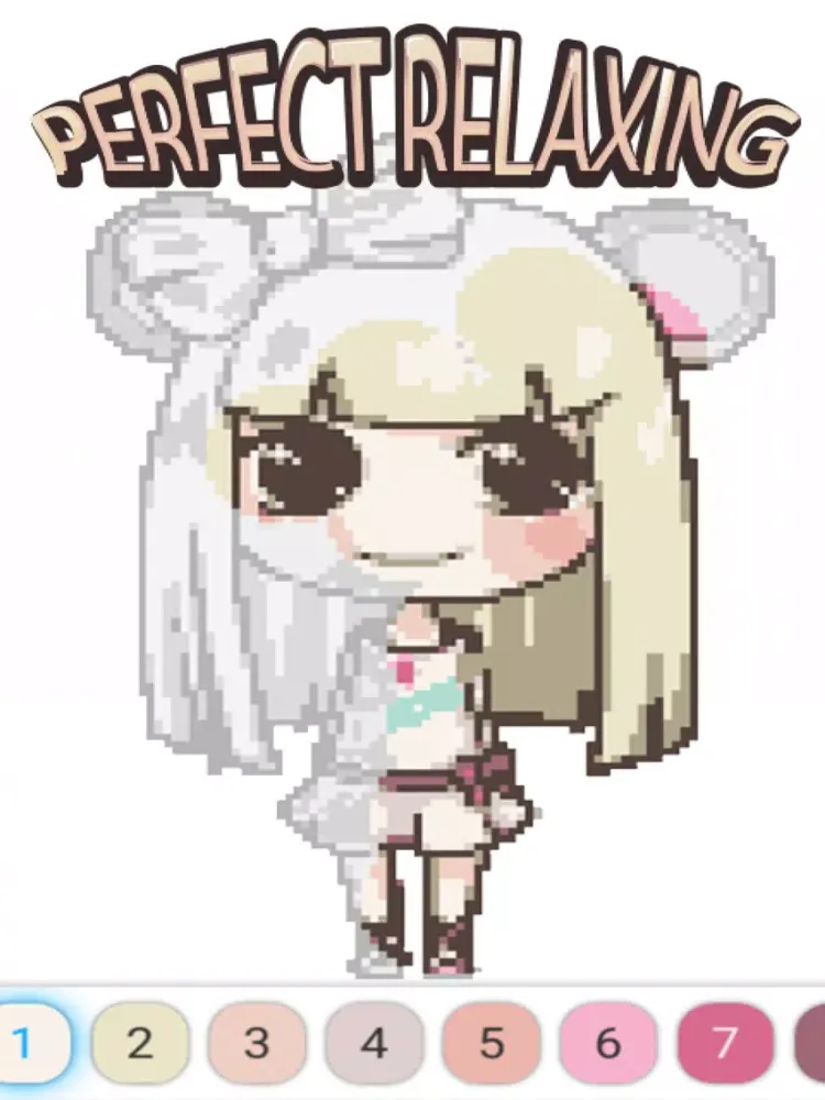 Color By Number Anime iPad Screenshots