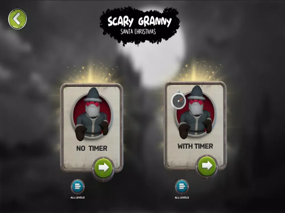 Capturas de tela do Scary Granny Santa Christmas iPad 