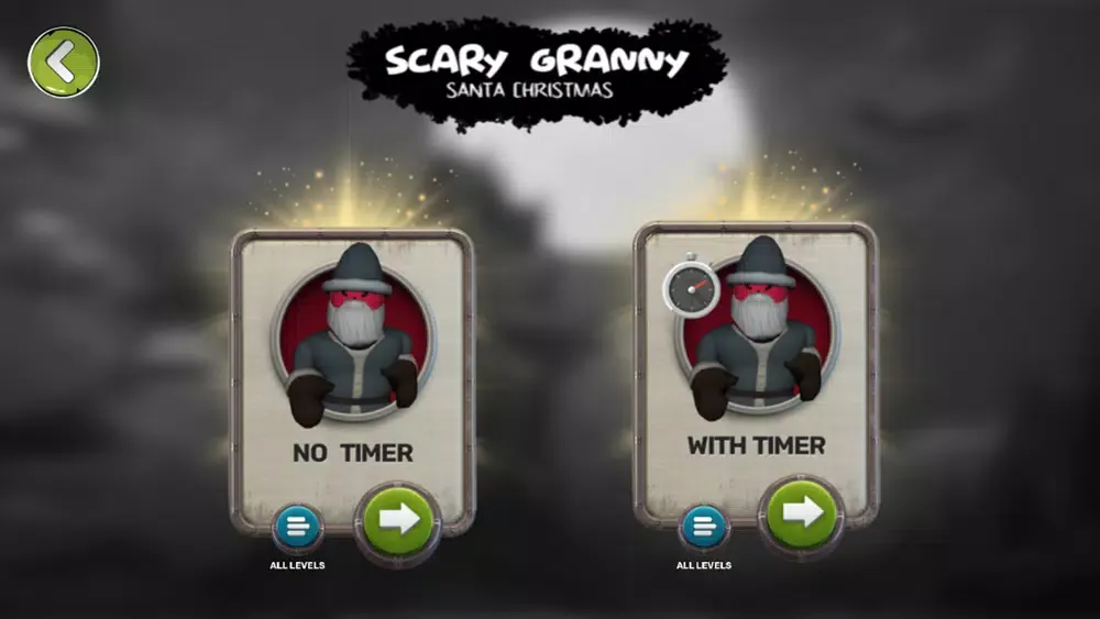 Capturas de tela do Scary Granny Santa Christmas