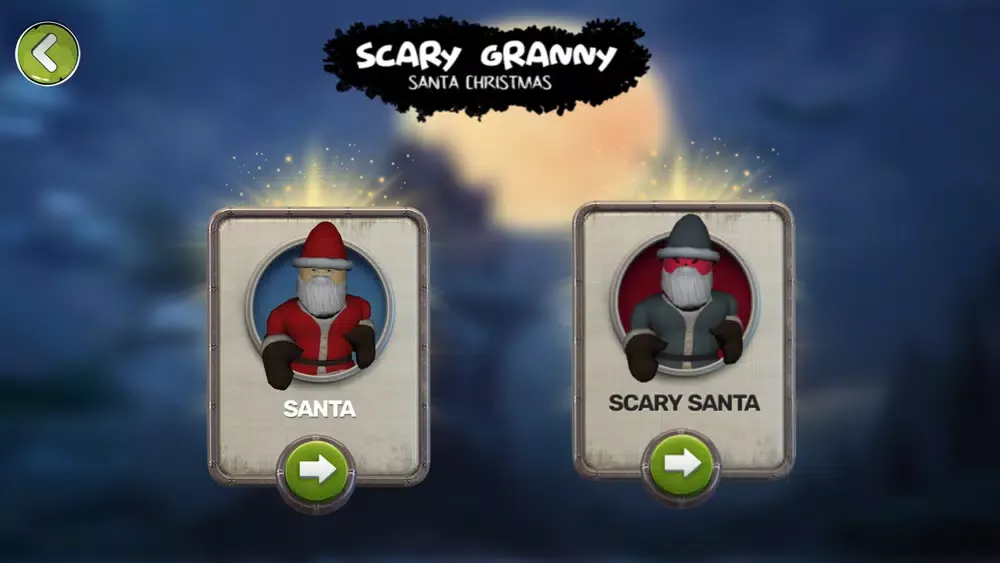 Capturas de tela do Scary Granny Santa Christmas