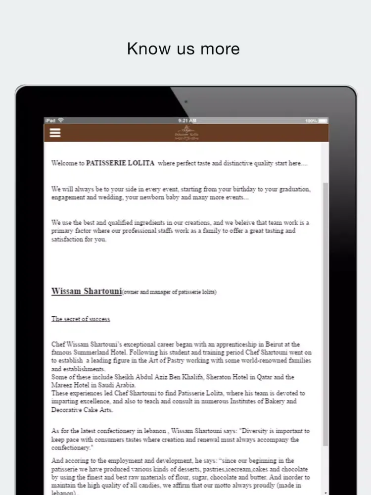 Captures d'écran de Patisserie Lolita iPad 