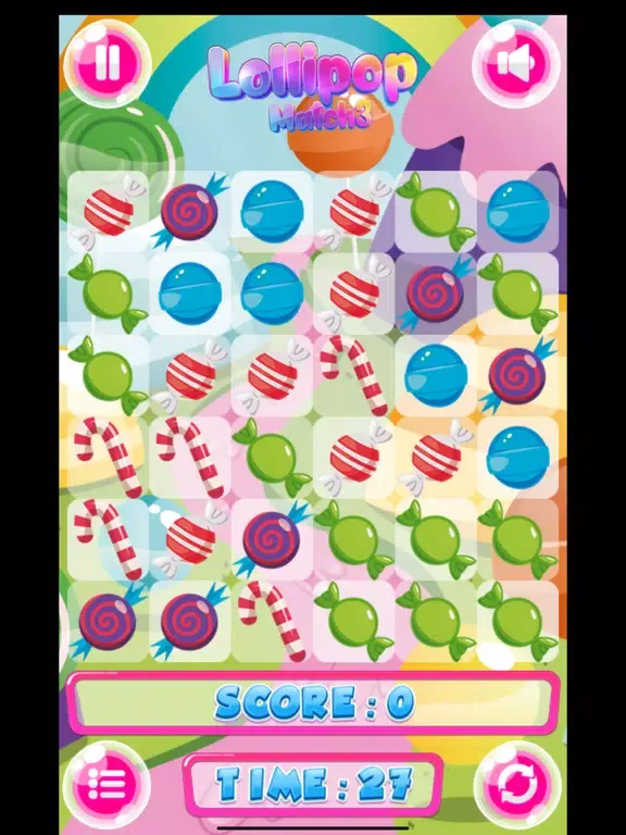Lollipop Match3 iPad  Ekran Görüntüleri
