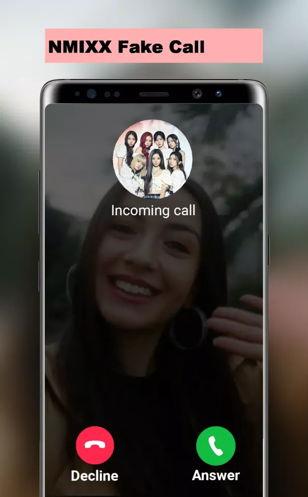 NMIXX Fake Call Screenshots