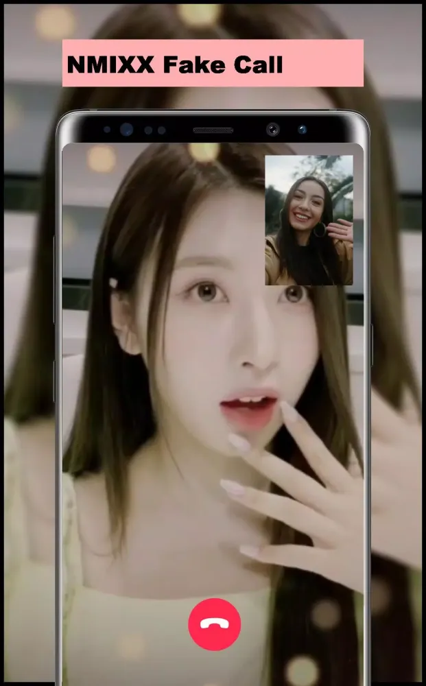 NMIXX Fake Call Screenshots