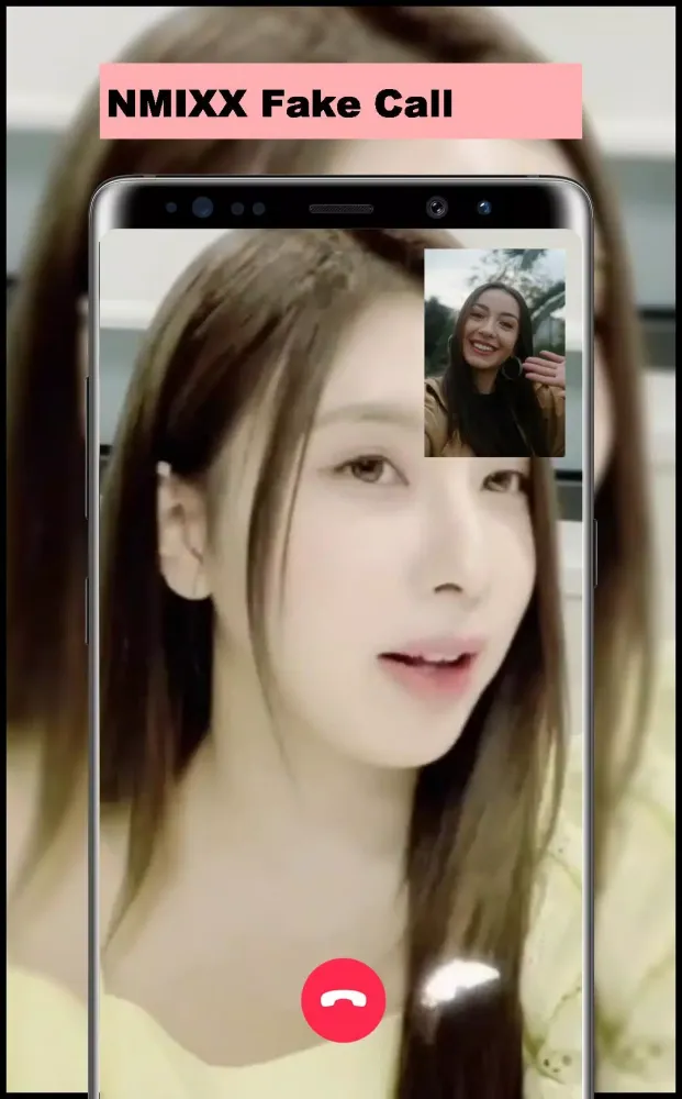 NMIXX Fake Call Screenshots