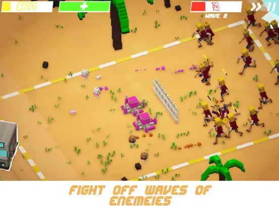 ภาพหน้าจอของ Blocky Defense iPad 