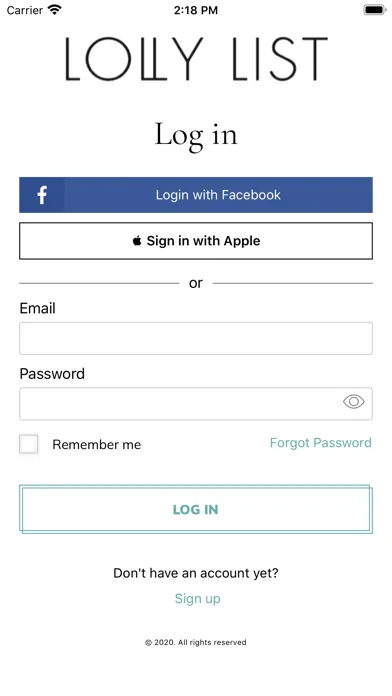 LollyList - Your loves, listed应用截图