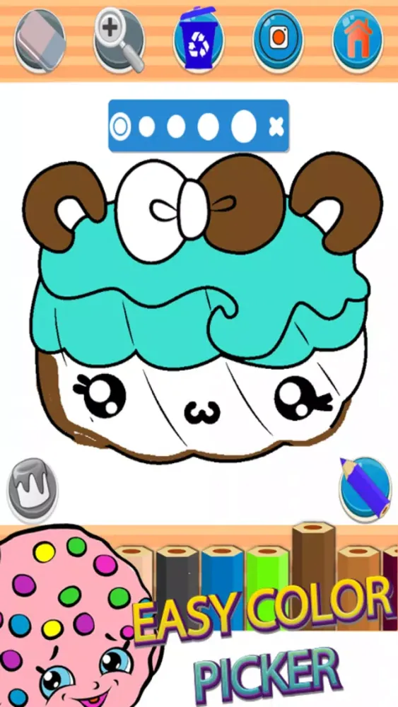 Capturas de tela do LoL NomNoms Color Book