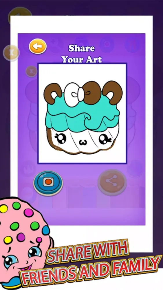 Capturas de tela do LoL NomNoms Color Book
